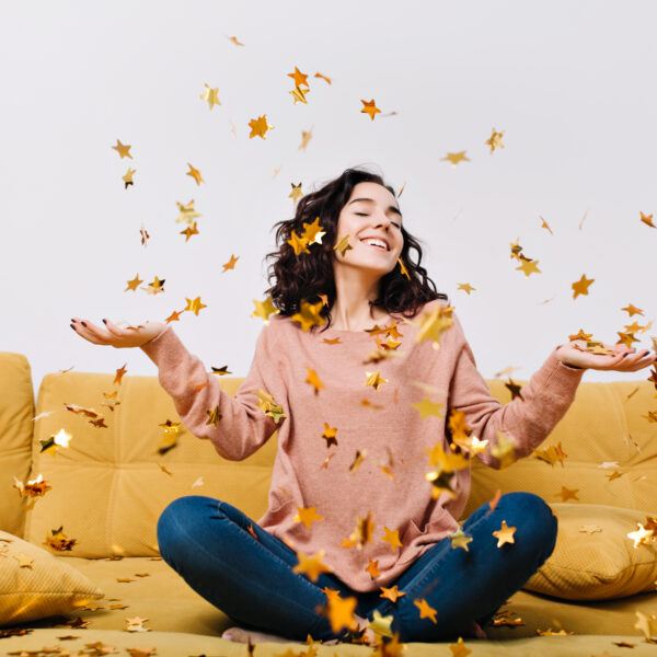 gioia, felicità, pensiero positivo. serenità